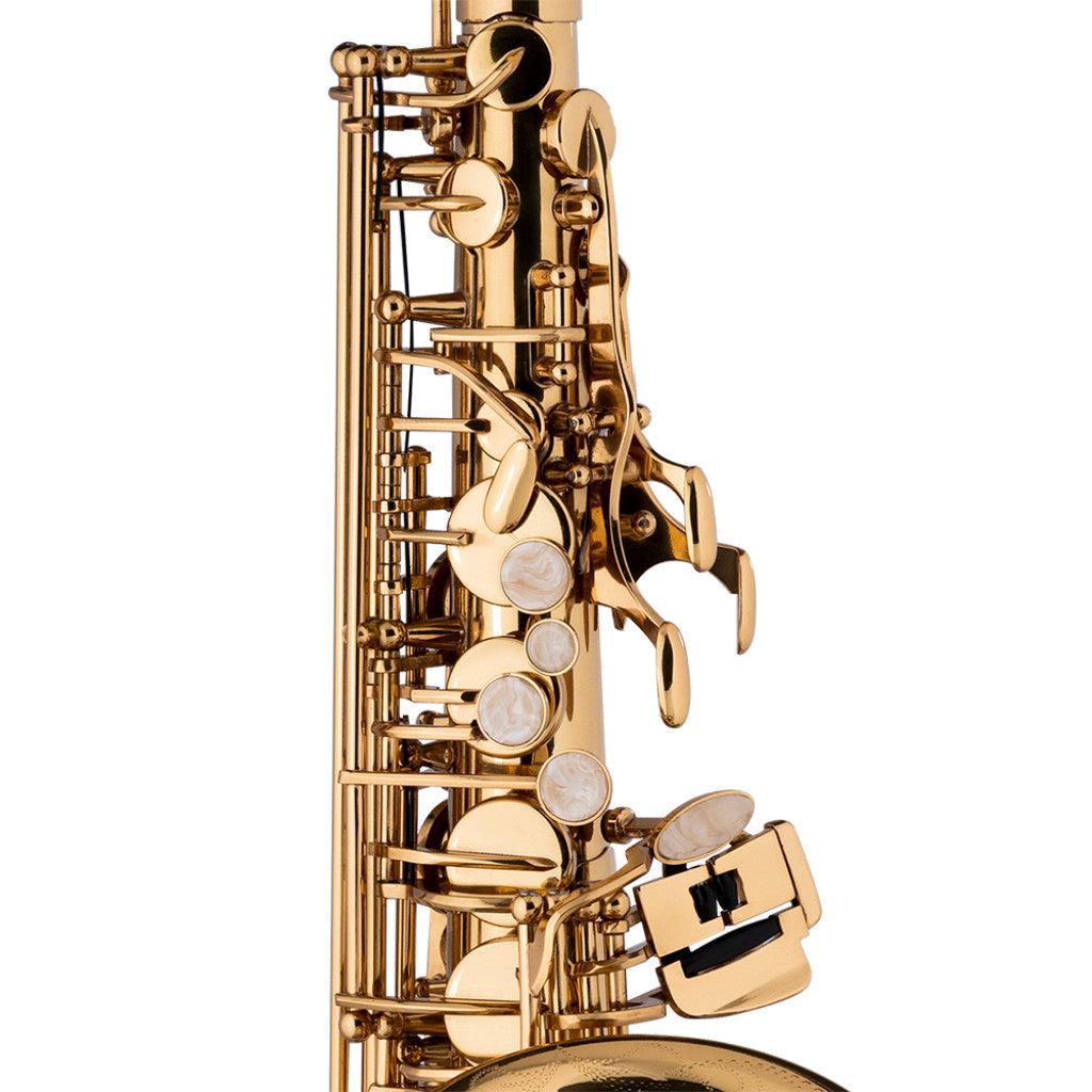 Stagg AS4105 Eb alt saxofon, guld lak