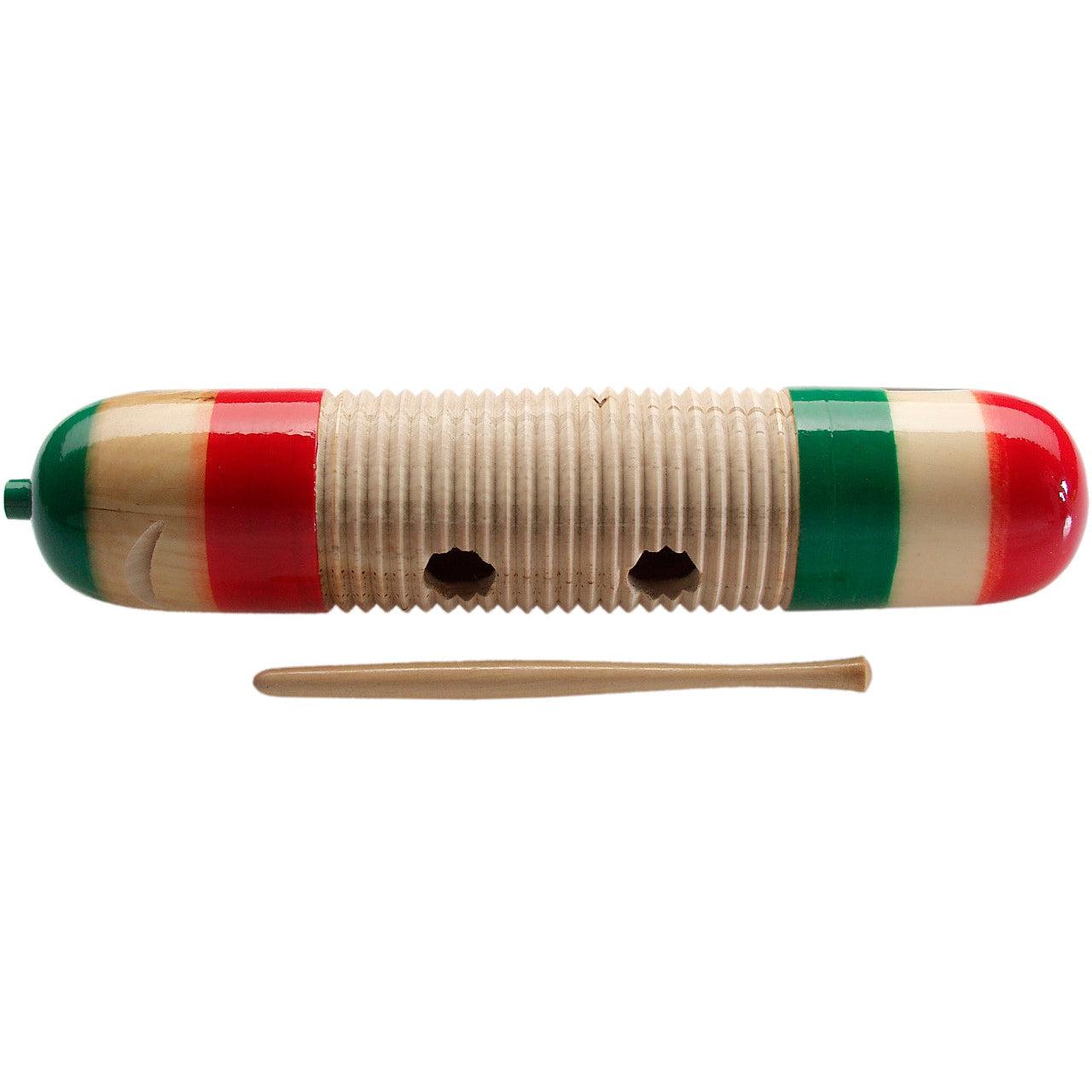Stagg GUC-142 Mexican style - Guiro i træ, cylinder formet, med skraber