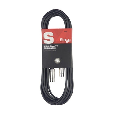 Stagg MIDI kabel, Din/Din (m/m) - metal stik