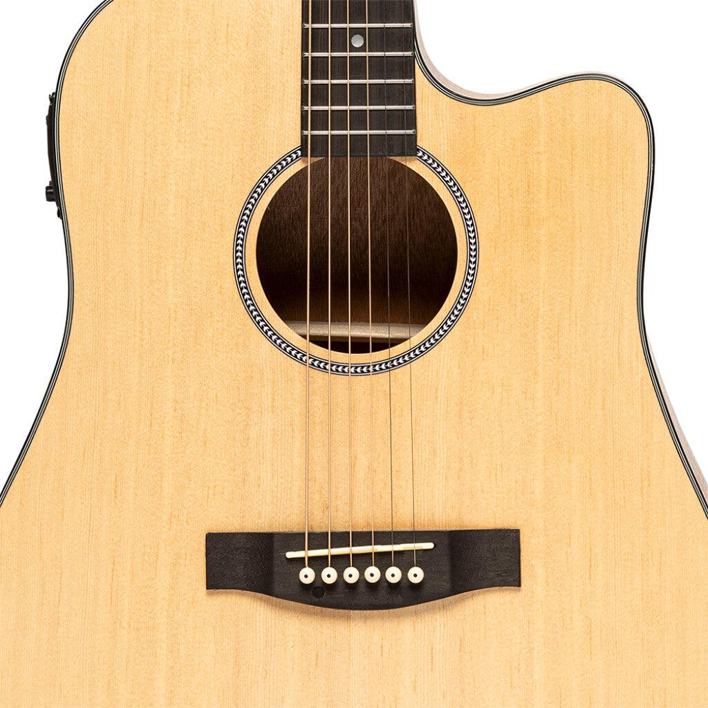 Stagg SA25 DCE SPRUCE Dreadnought Western m. Pickup