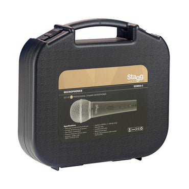 Stagg SDM50-3 sæt med 3 dynamiske mikrofoner