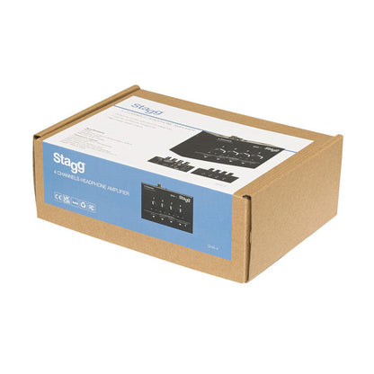 Stagg SHA-4 4-kanals stereo hovedtelefon forstærker