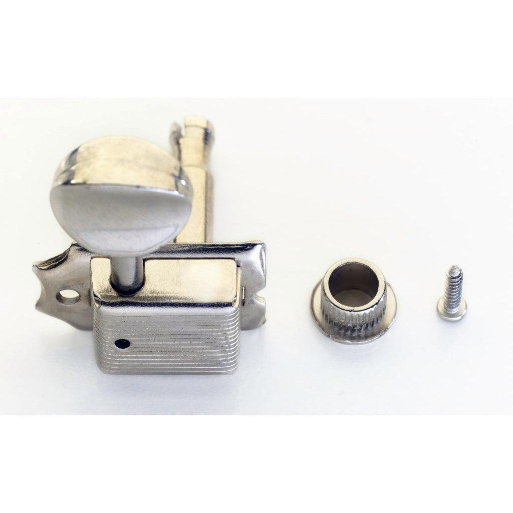 Stagg SP-MHEL-V6X1CH 6 x 1 mekanikker til el-guitar, Vintage Chrome Finish