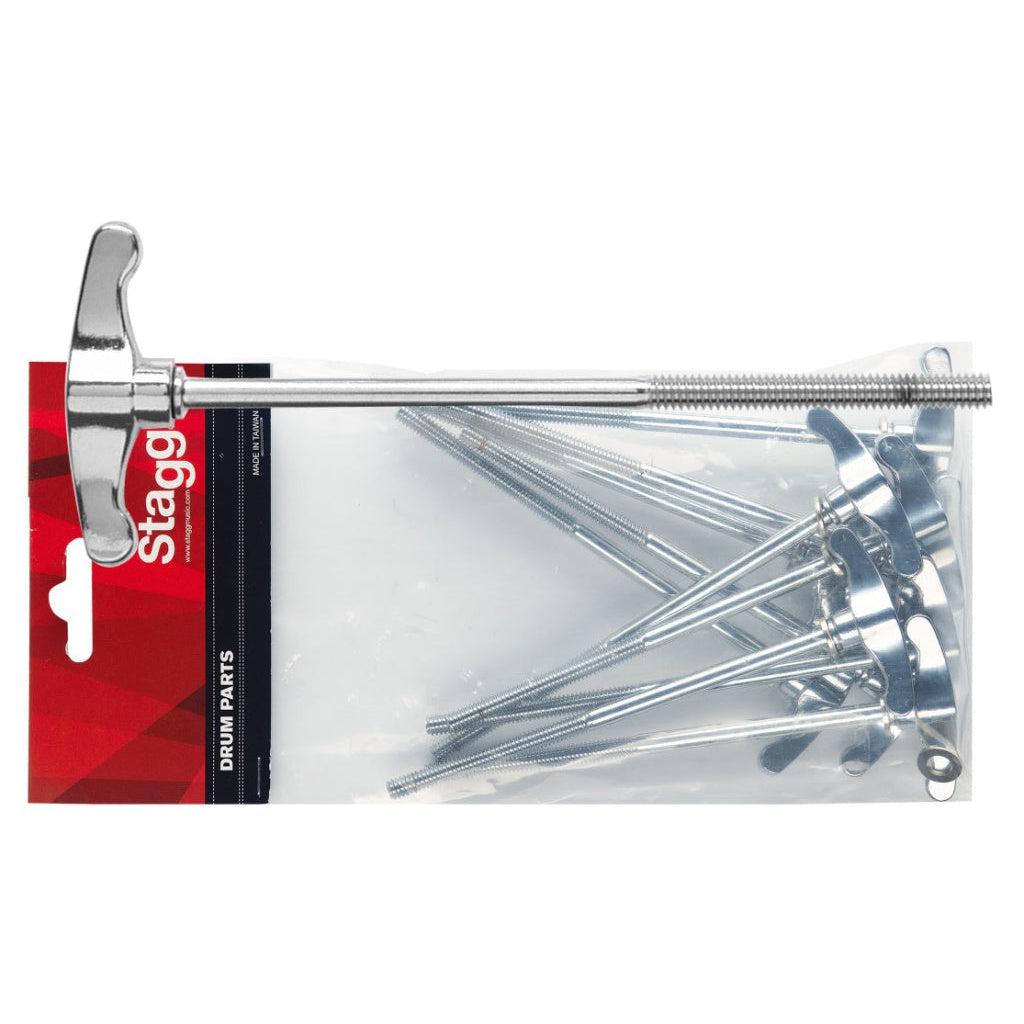 Stagg T-skrue til stortromme (10 stk) - 7 X 115 mm