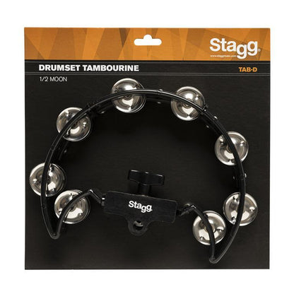 Stagg half moon hi-hat tamburin i plast - 16 klockor
