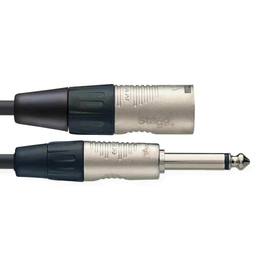 Stagg audio kabel han XLR til mono jack kabel