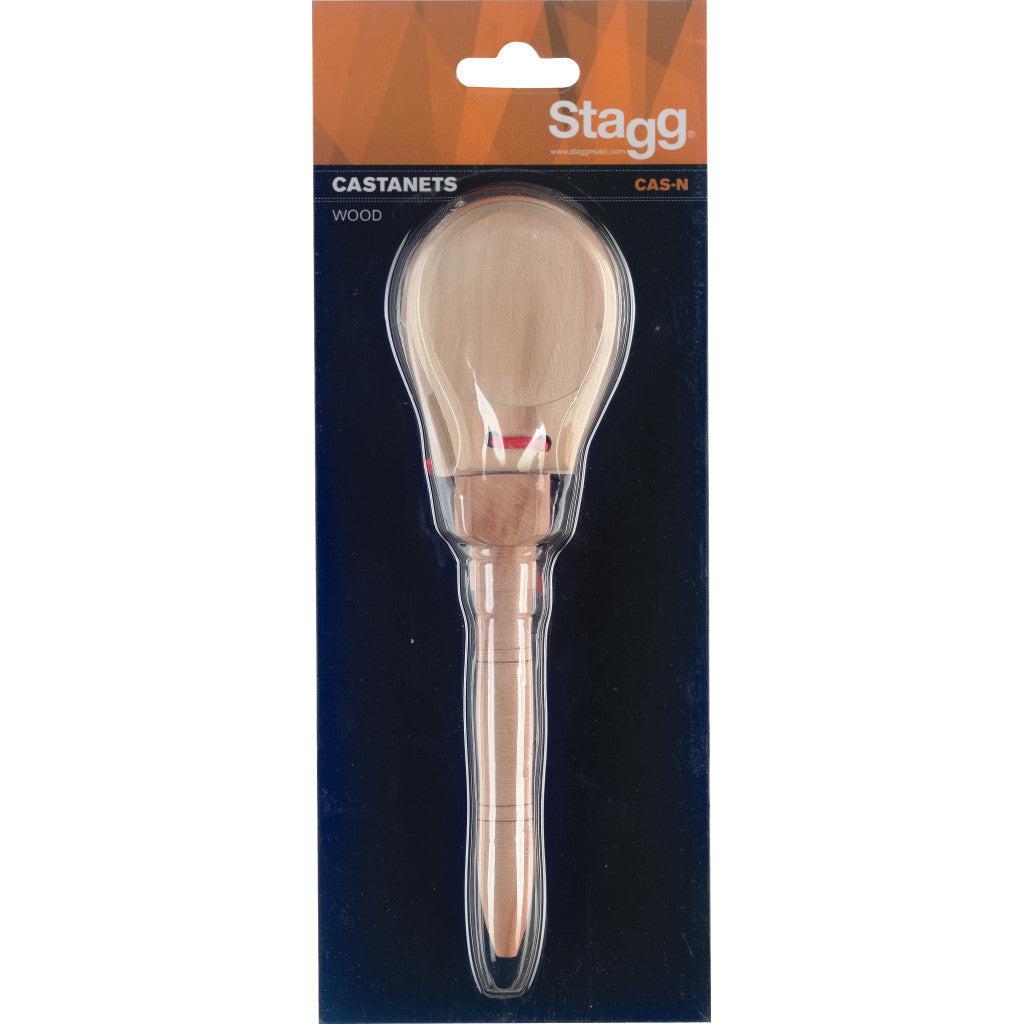 Stagg castanetter i træ med håndtag
