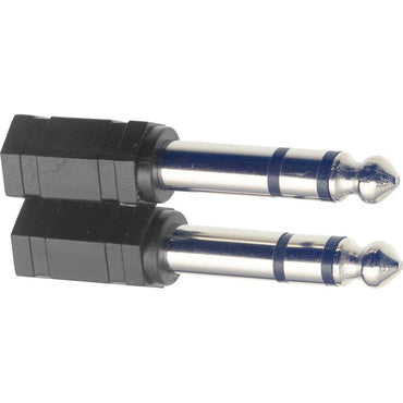 Stagg hun stereo mini jack til han stereo jack adaptor - 2 stk pk.