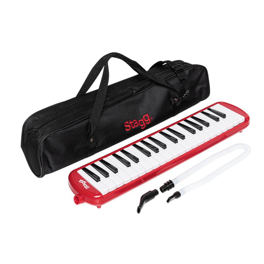 Stagg plastik melodica med 37 tangenter og taske