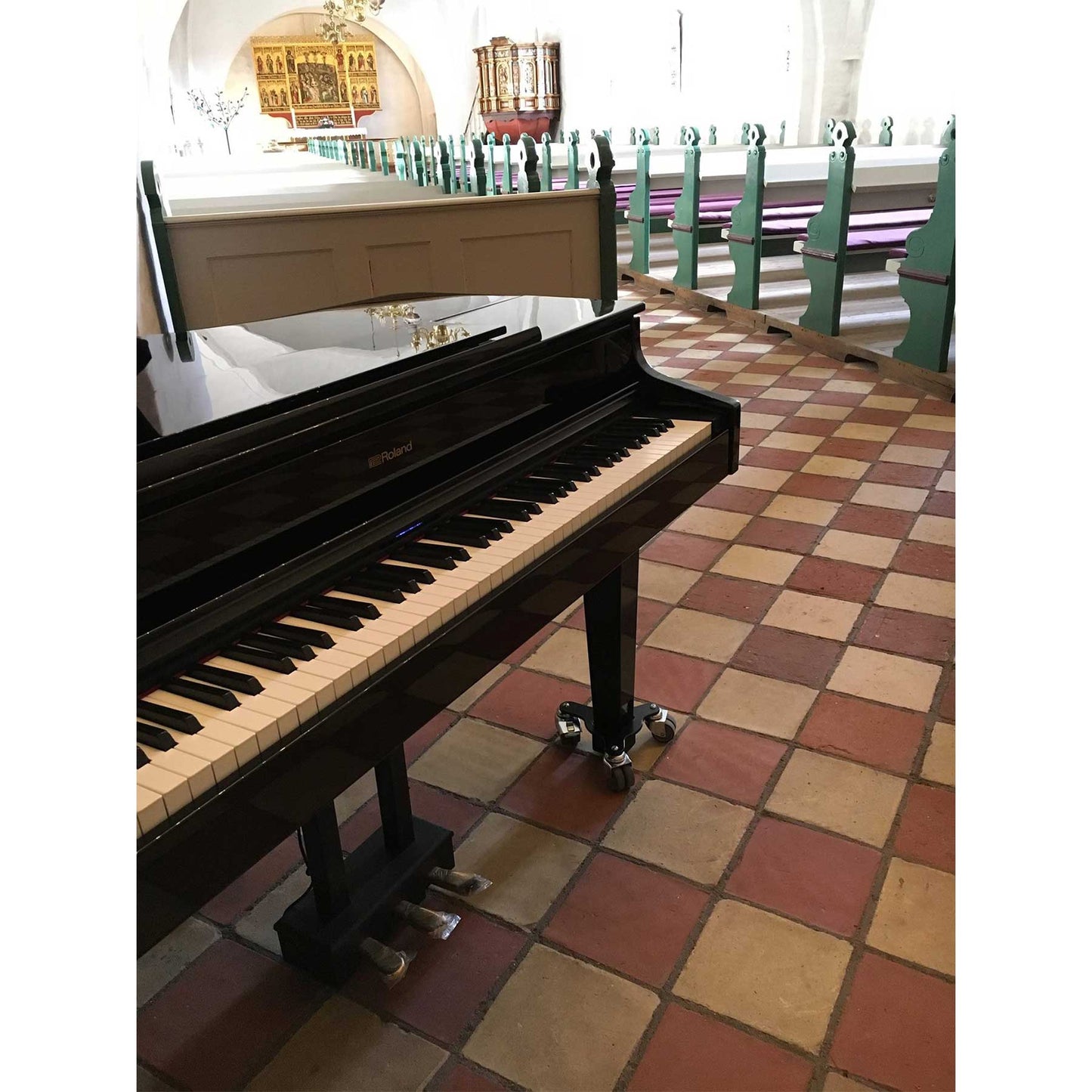 Transporthjul til digital flygel